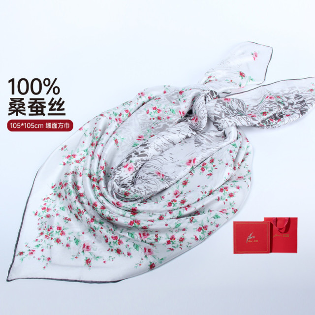 13282351.【云南新疆旅游穿搭】真丝丝巾女纱巾围巾【100%桑蚕丝】