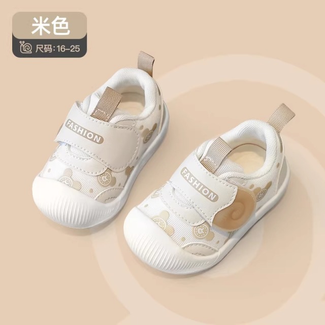 13827250.婧麒宝宝学步鞋女童2026春秋季新款软底男童鞋婴幼儿童透气鞋1-3岁