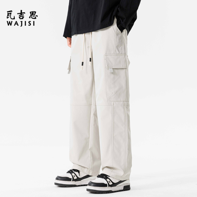 13176494.新款简约休闲裤春季新款男士款直筒宽松薄款秋季长裤