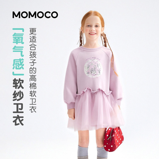 13178185.女童甜美可爱连衣裙2026春季新品中大童卡通萌趣印花休闲裙子78580471002