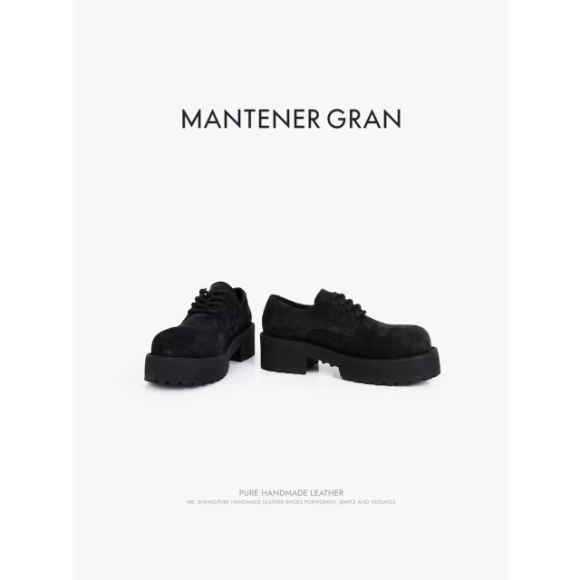 13203062.MG.单鞋Mantener Gran【牛剖层面革】厚底乐福鞋26早春款运动休闲鞋百搭通勤女单鞋