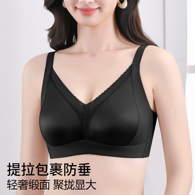 13200453.古今后排扣防外扩聚拢镂空海绵垫文胸轻奢上托小胸美背