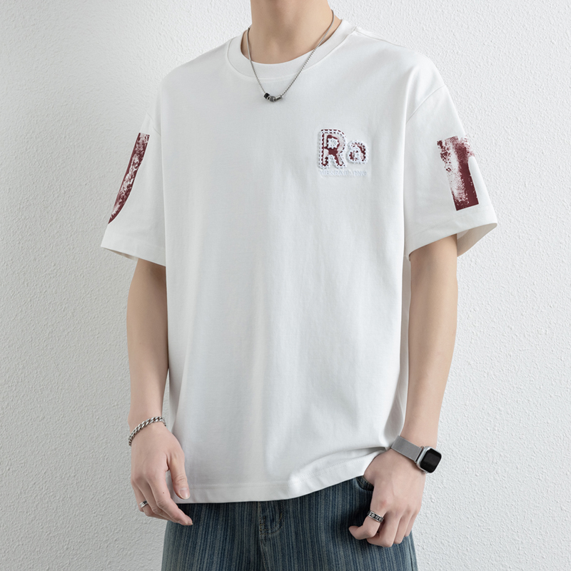 13221456.淘贝鼠夏季上新男式透气宽松潮牌休闲短袖T恤【淘贝鼠男装XJ】