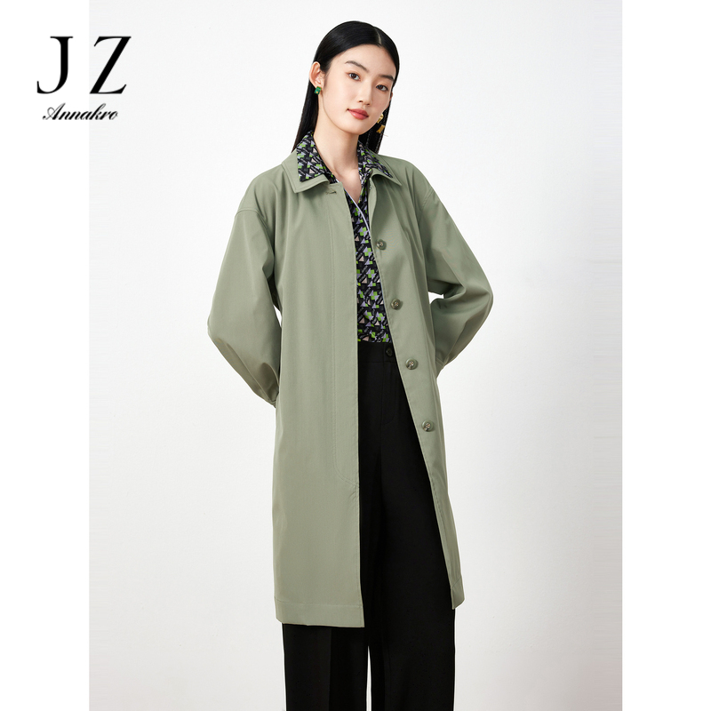 13266786.商场同款JZ玖姿通勤女装春季新款风衣外套JWDC41210