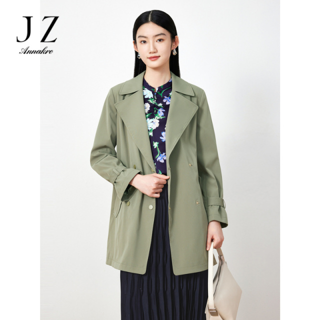 13266835.商场同款JZ玖姿女装春季新款风衣外套JWDC41214