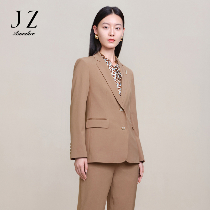 13269804.商场同款JZ玖姿精纺通勤西装女装春季新款职业外套JWDC40104