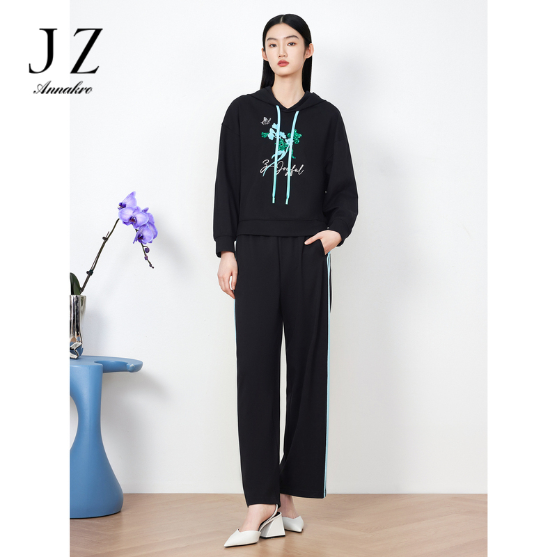 13279641.商场同款JZ玖姿女装春季新款休闲裤子JWDC11047