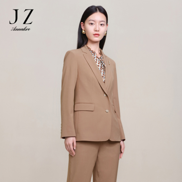13269804.商场同款JZ玖姿精纺通勤西装女装春季新款职业外套JWDC40104