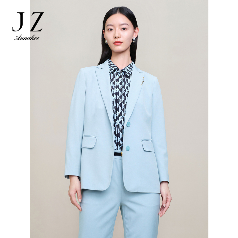 13269704.商场同款JZ玖姿通勤优雅OL西装外套女春季新款JWCC11005