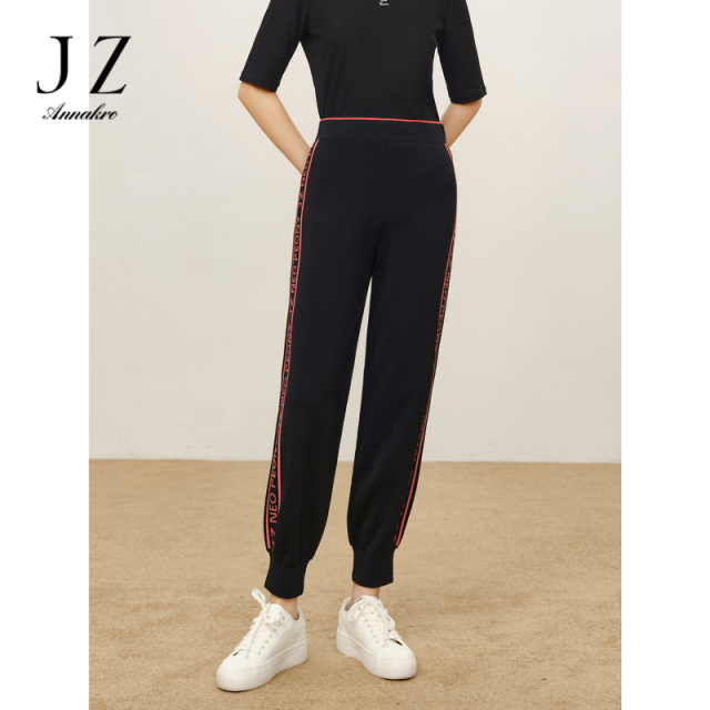 13274748.商场同款JZ玖姿慢跑假日休闲运动裤裤子女秋季新款JWDQ11122
