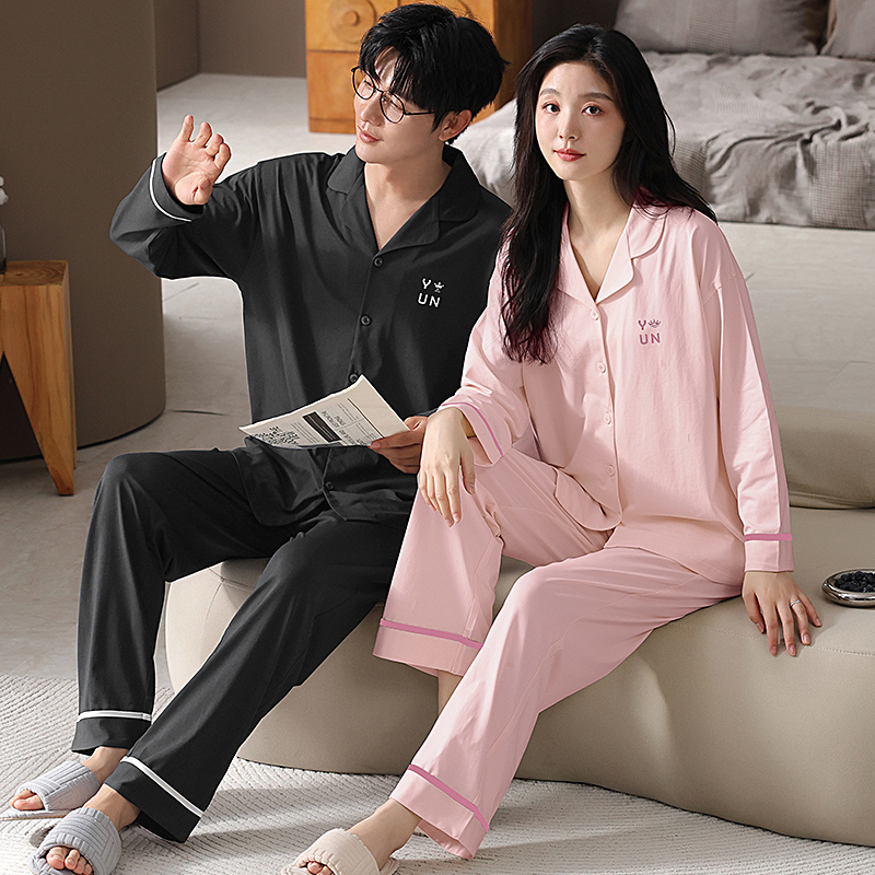 13286464.少宜睡衣套装家居服新款纯棉长袖春秋情侣夏季可外穿可外出薄款大码居家亲肤休闲加大加肥基础宽松柔软潮流百搭短袖