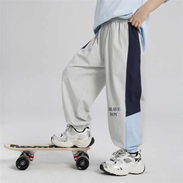 13692608.海妈家男童防蚊裤夏季裤子薄款透气2026新款中大儿童运动裤潮童装