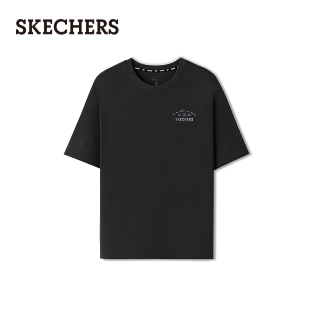 13294666.Skechers斯凯奇春季男士针织短袖T恤