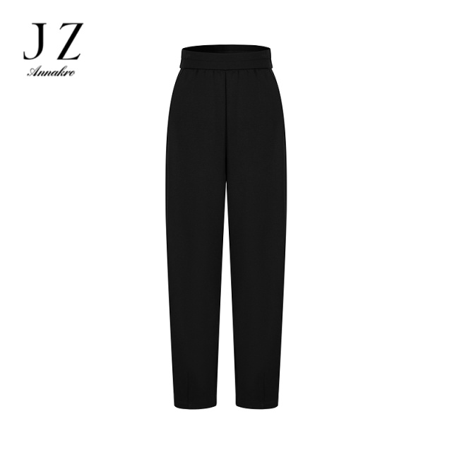 13312344.JZ玖姿商场同款休闲通勤松紧腰舒适九分锥形裤女春季新款