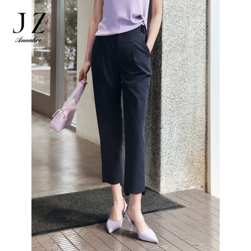 13314449.商场同款JZ玖姿简约通勤时尚锥形裤裤子女装夏新款JZEX11114