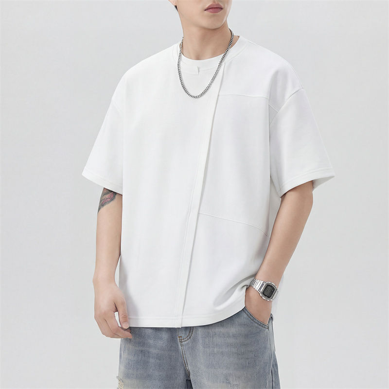 13319526.淘贝鼠夏季上新男式潮牌设计感百搭短袖T恤【淘贝鼠男装XJ】