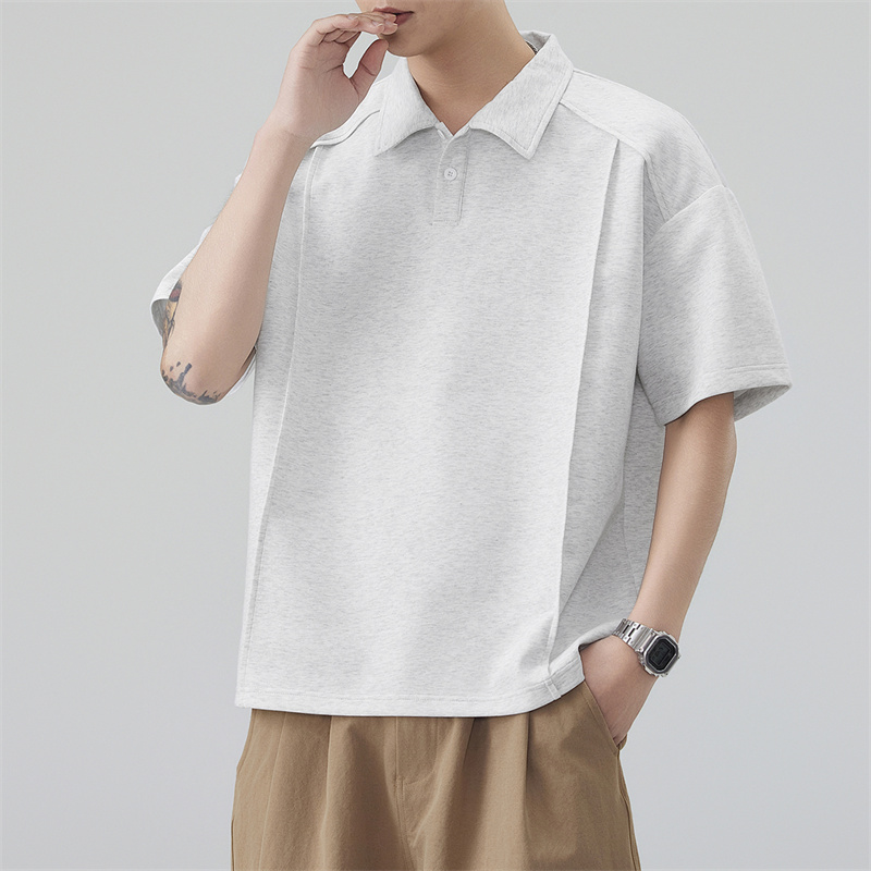 13319514.淘贝鼠夏季上新男式潮牌POLO领休闲短袖T恤【淘贝鼠男装XJ】