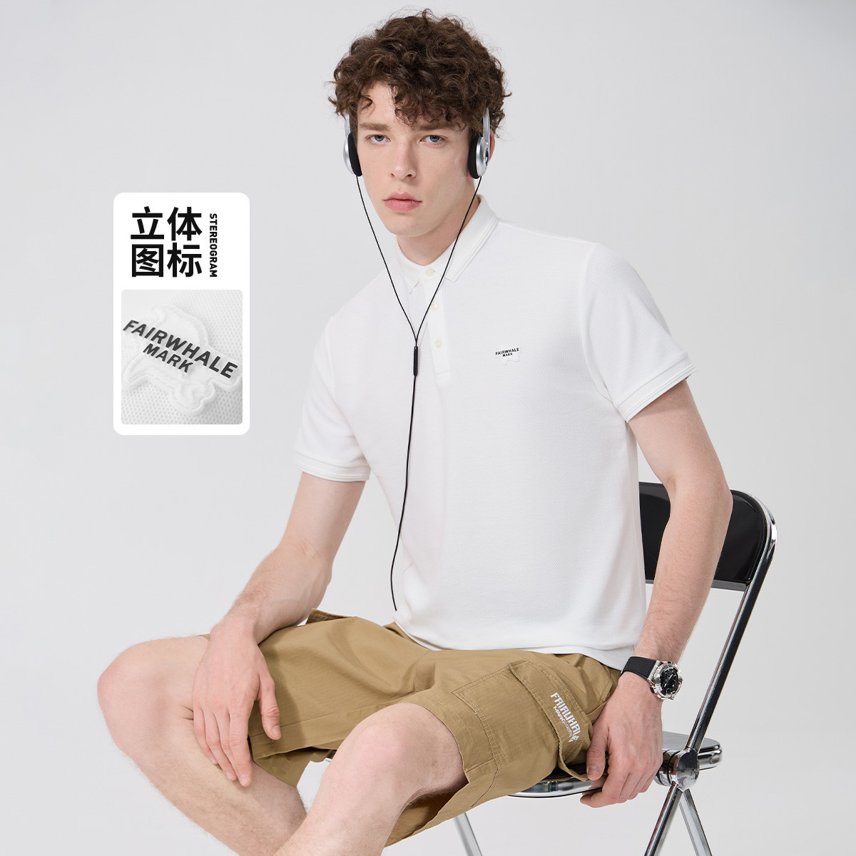 13324411.【胸前刺绣口袋】夏季翻领定制纽扣百搭休闲男士短袖POLO