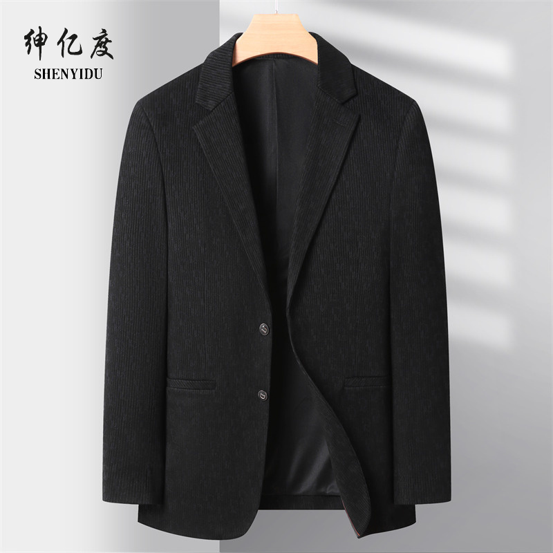 13322451.小西装男士四面弹力西服春秋季韩版休闲单西外套时尚帅气潮流男装7A