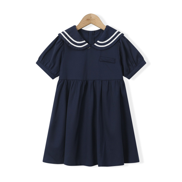 13339036.【学院风连衣裙】女童2026夏装新款洋气儿童休闲宽松公主裙潮