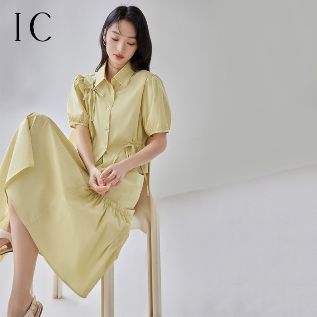 13357114.泡泡袖抽绳设计感气质套装女2025新款夏高级气质通勤优雅两件套