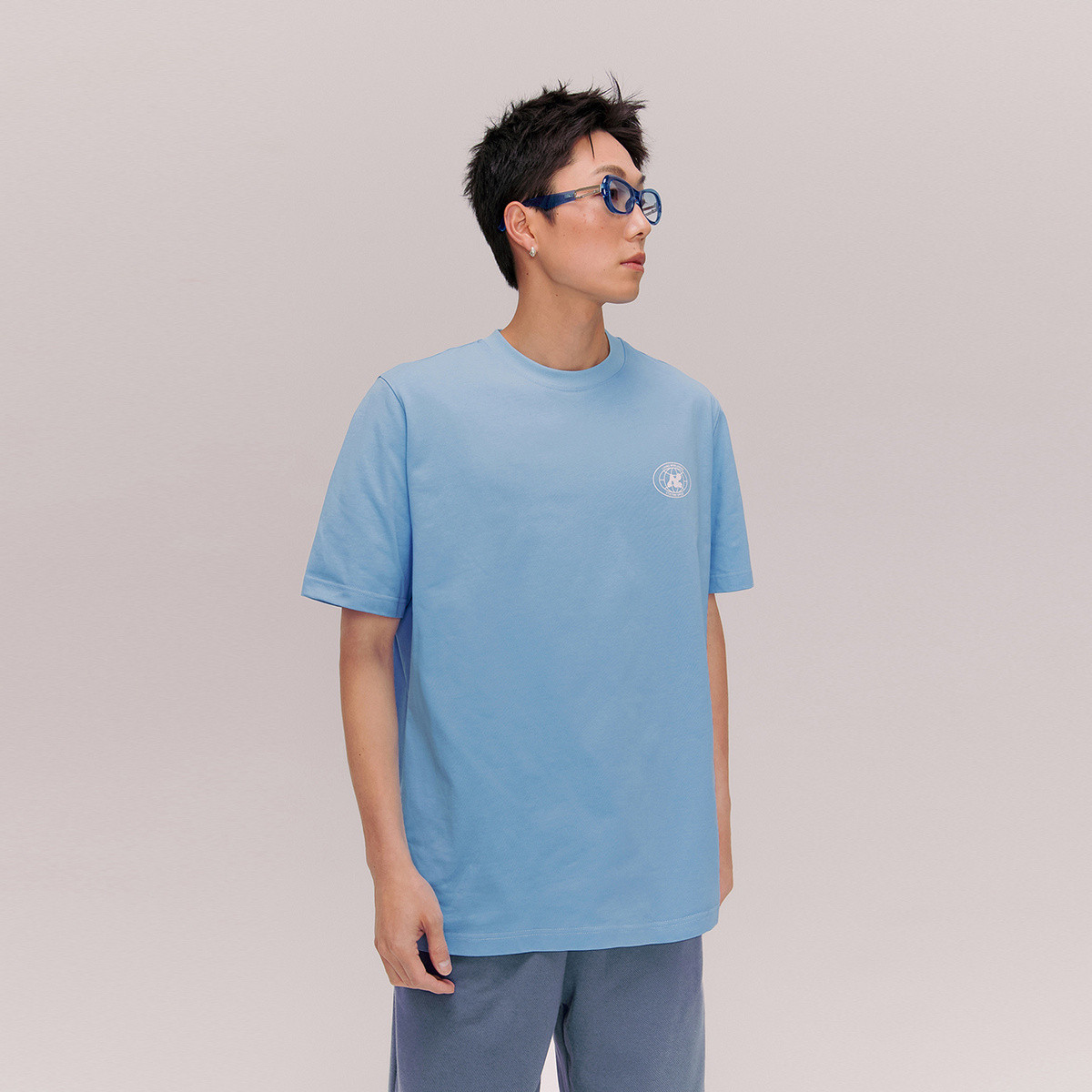 13364001.休闲宽松T恤男女款夏季简约百搭个性短袖上衣