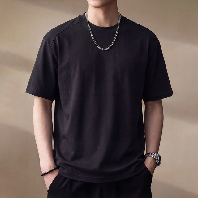 13389808.2026年夏季新款舒适男士休闲百搭短袖T恤