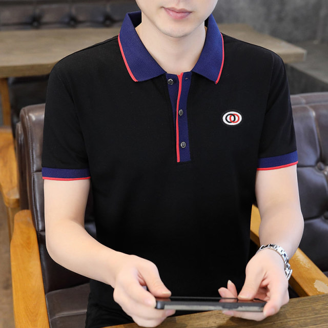 13419519.2026夏季高品质纯色POLO衫青少年短袖T恤男