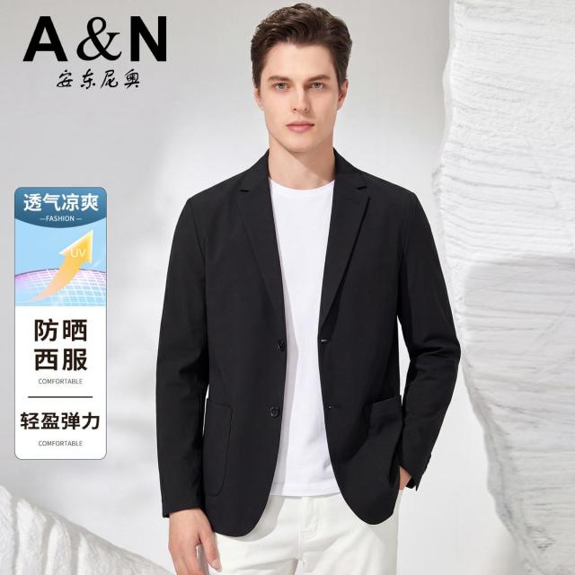 13424997.【防晒西服】春夏季男士轻薄透气易打理运动西服舒适百搭外套