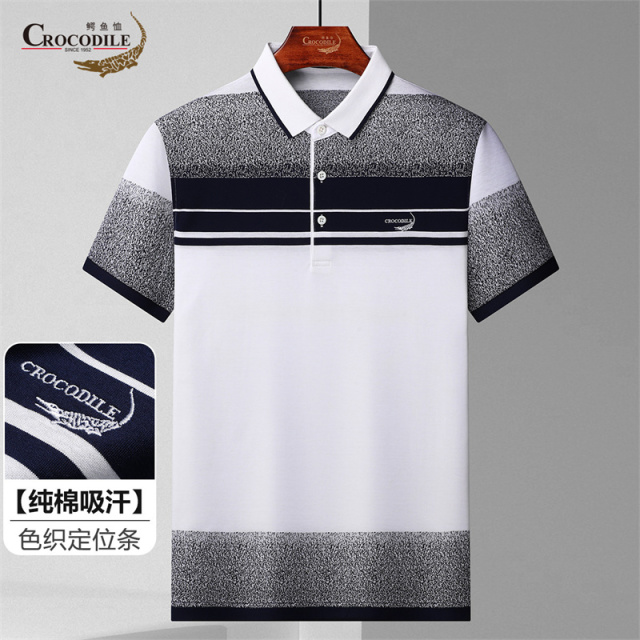 13432610.专柜断码【100%棉】夏季logo绣花翻领polo衫男