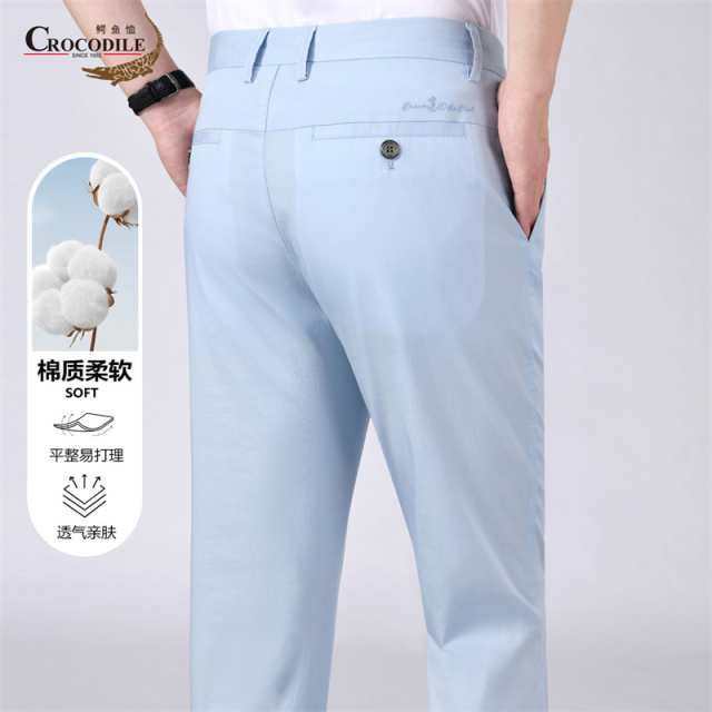 13439716.鳄鱼恤大众休闲夏季轻薄舒适男式休闲裤男
