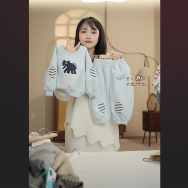13441142.玛米玛卡2026春季新品男童时尚休闲卫衣套装88110578002