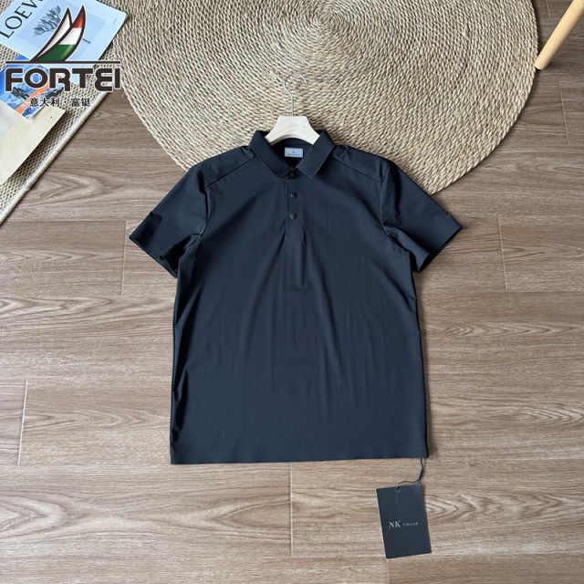 13446803.富铤短袖POLO衫男夏季锦氨亲肤透气男女同款休闲百搭速干短袖POLO衫