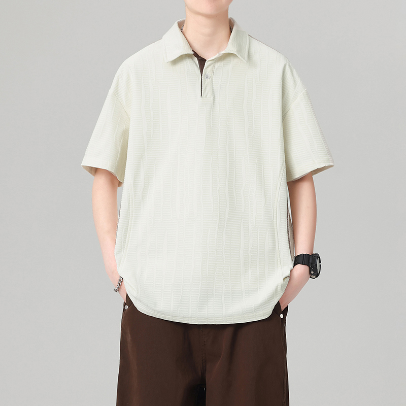 13448190.季婕夏季上新男式潮流美式休闲短袖Polo衫【季婕男装XJ】