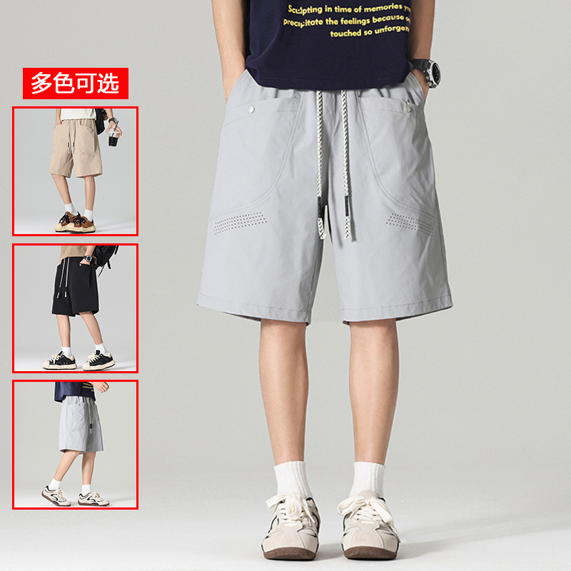13447980.衣仕梵夏季新款男式网眼透气潮流休闲五分裤【衣仕梵男装XJ】