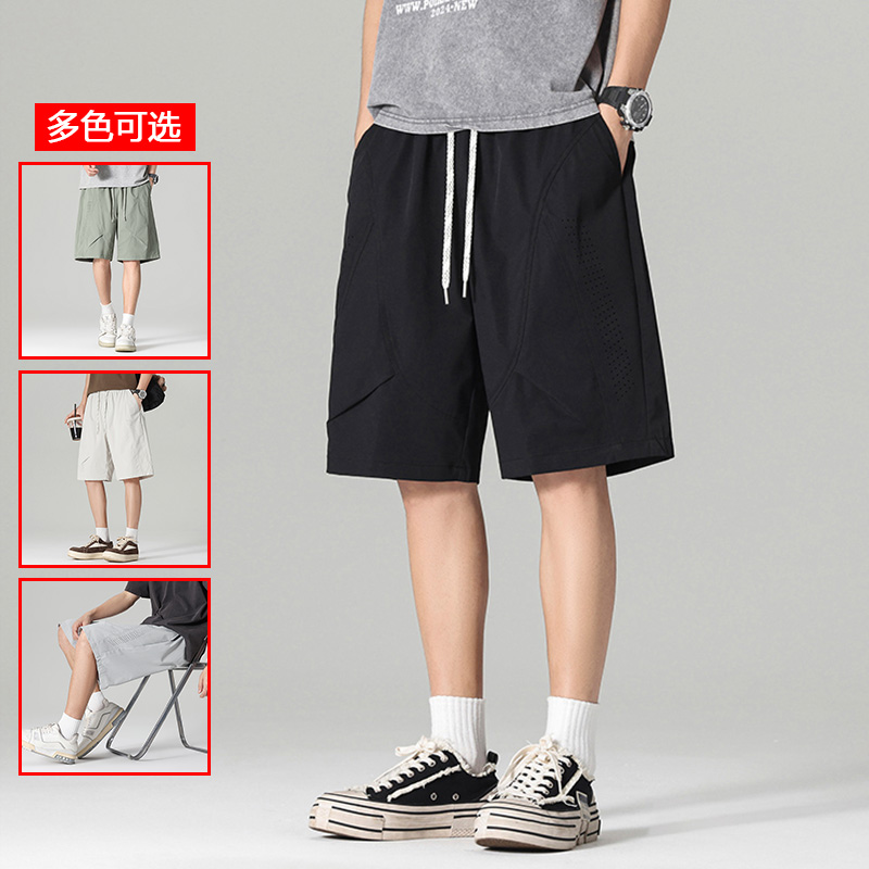13447972.衣仕梵夏季新款男式透气冰感潮流休闲五分裤【衣仕梵男装XJ】