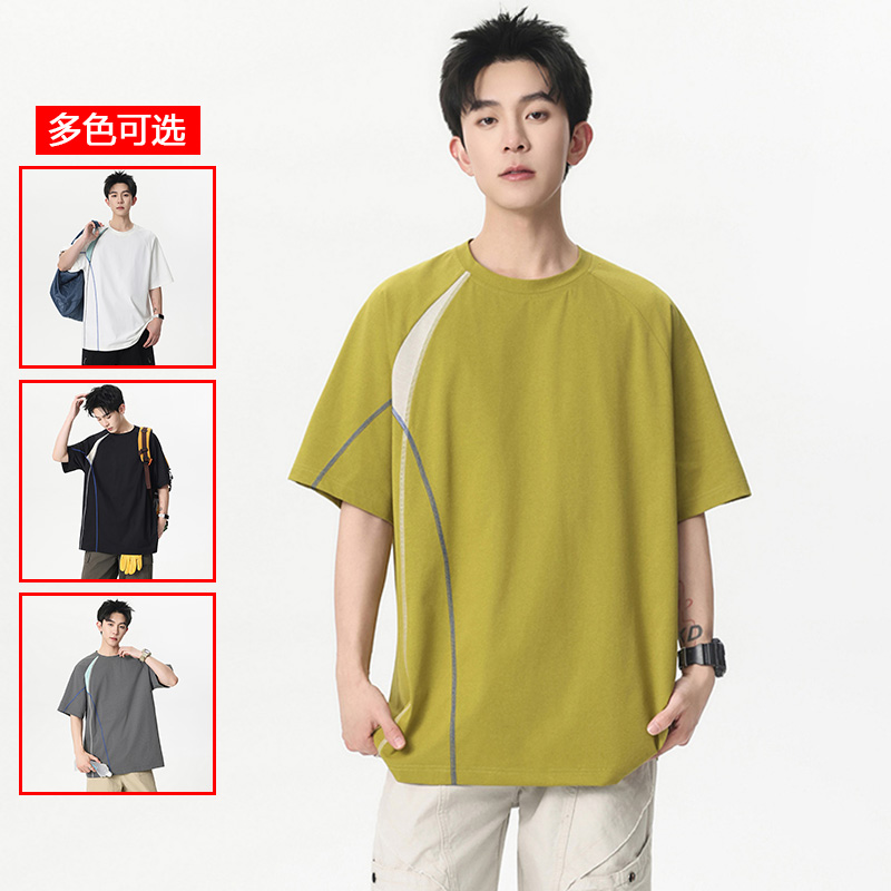13448013.衣仕梵夏季新款男式潮流运动百搭短袖T恤【衣仕梵男装XJ】