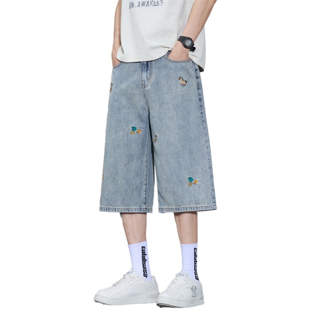 13456324.2026年夏季新品主推莱赛尔百搭七分牛仔裤男