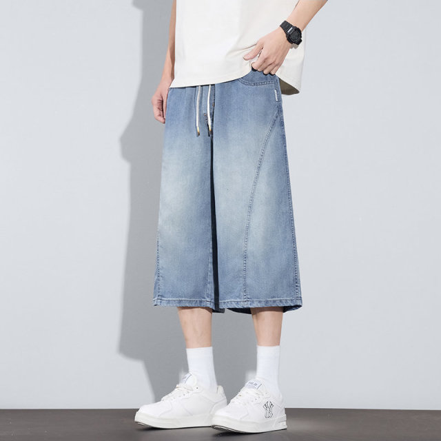 13455935.2026年夏季新品主推休闲百搭牛仔天丝七分裤