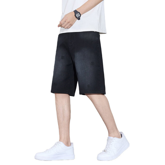 13455910.2026年夏季新品主推弹力百搭薄款五分休闲牛仔短裤