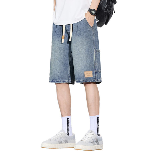 13455925.2026年夏季新品主推百搭休闲牛仔五分短裤男