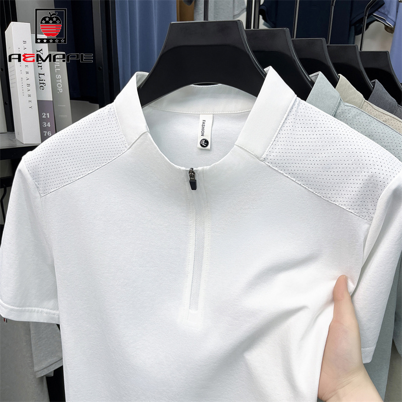 13478070.AEMAPE短袖POLO衫男夏季舒适透气青年时尚百搭短袖POLO衫