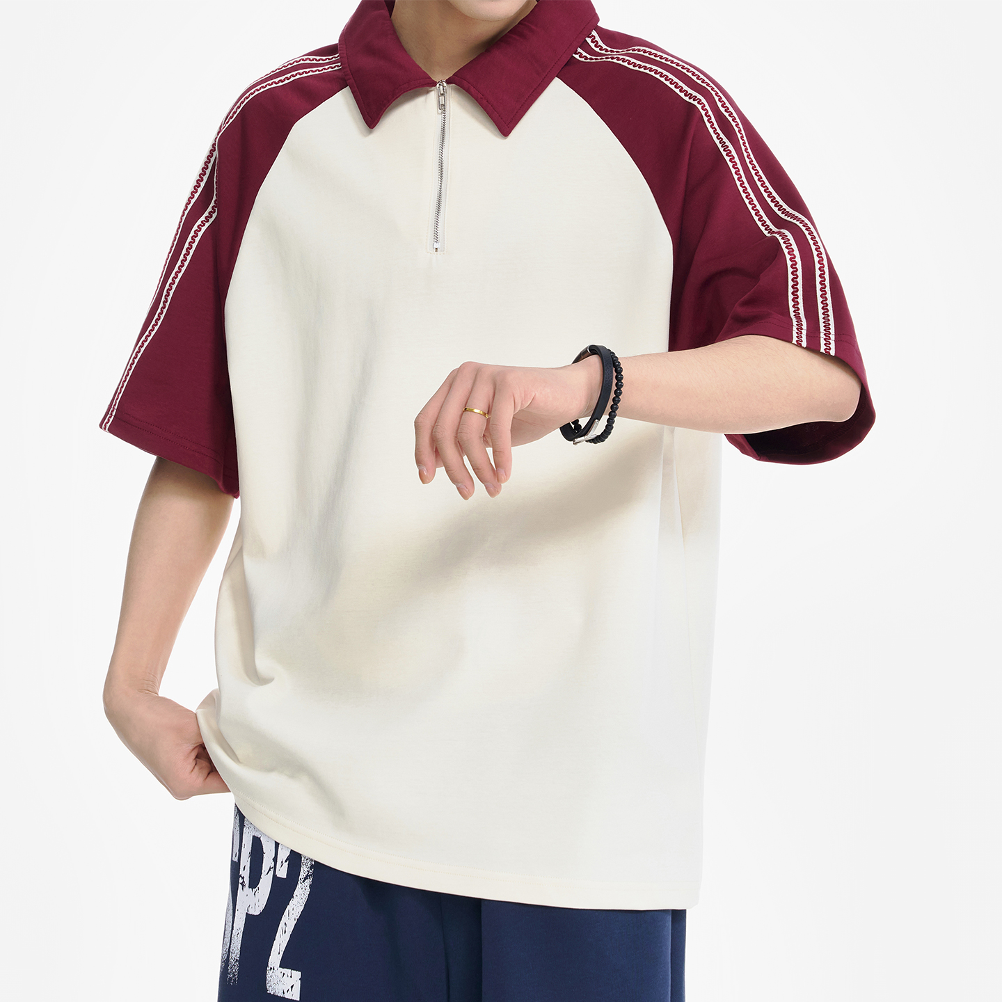 13491014.淘贝鼠夏季上新男式插肩青少年休闲百搭短袖T恤【淘贝鼠男装XJ】