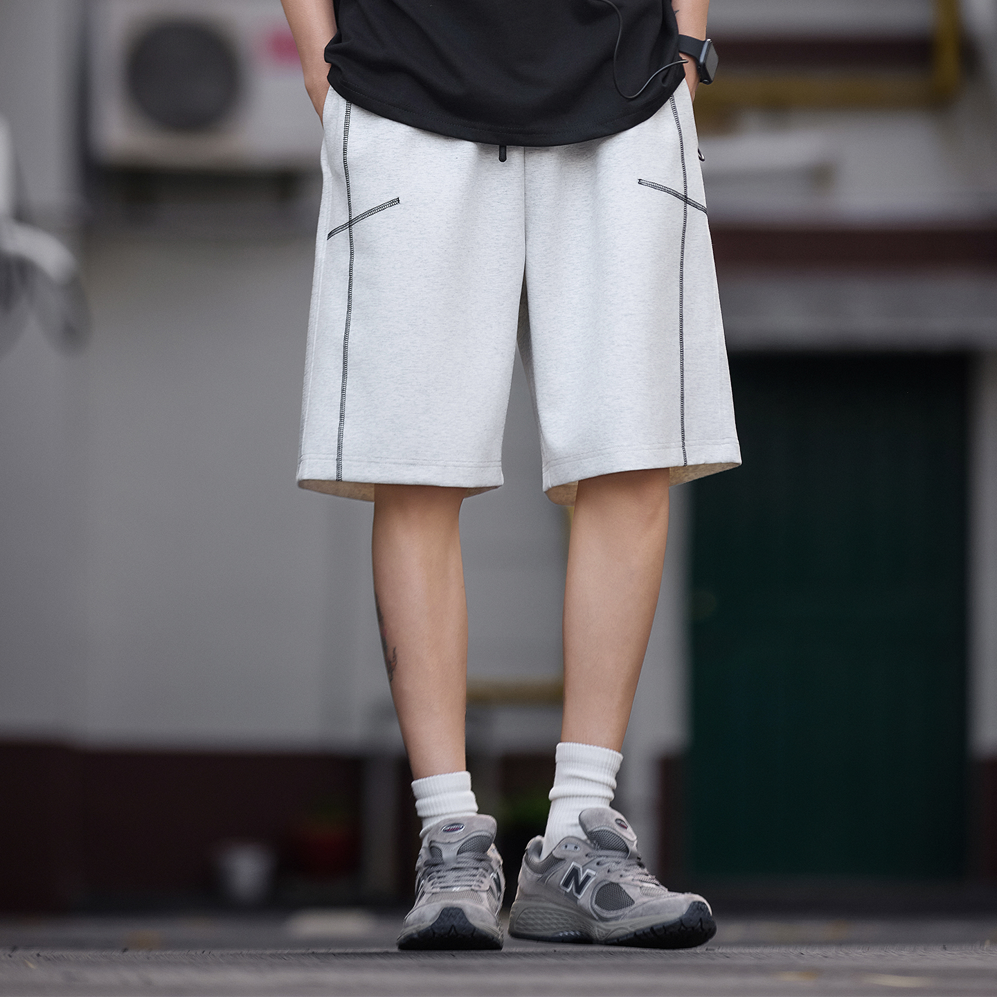 13490996.淘贝鼠夏季上新男式潮流简约休闲五分裤【淘贝鼠男装XJ】