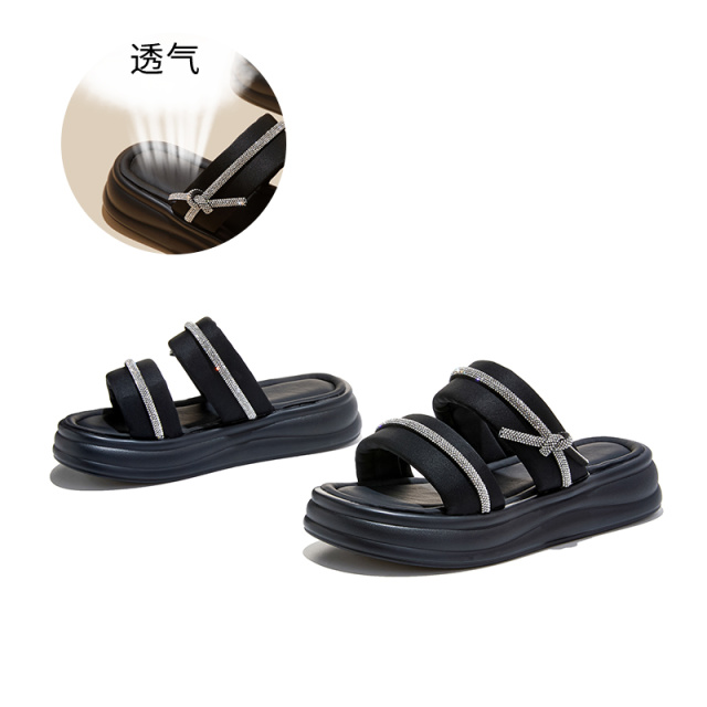 13493272.墨斯本厚底轻便外穿拖鞋新款时尚百搭休闲女鞋12923