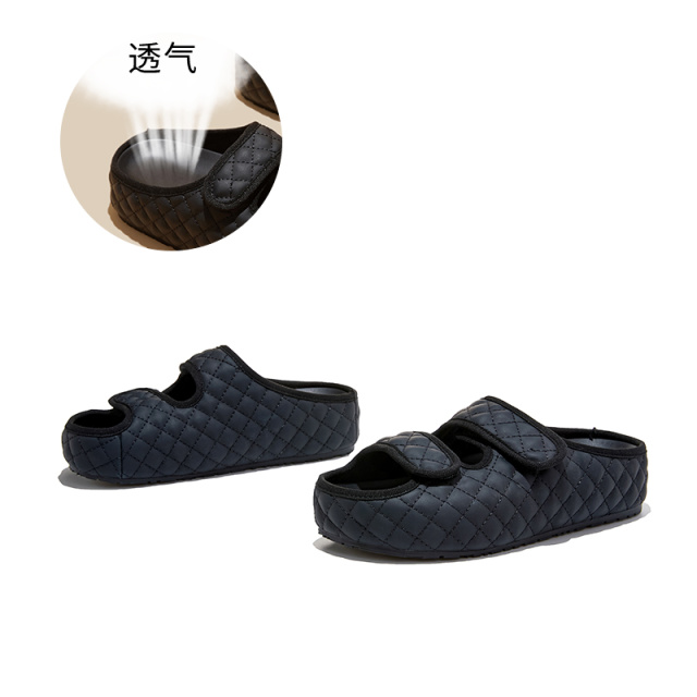 13493267.墨斯本吸膜大底魔术贴外穿拖鞋新款轻便百搭休闲女鞋12927