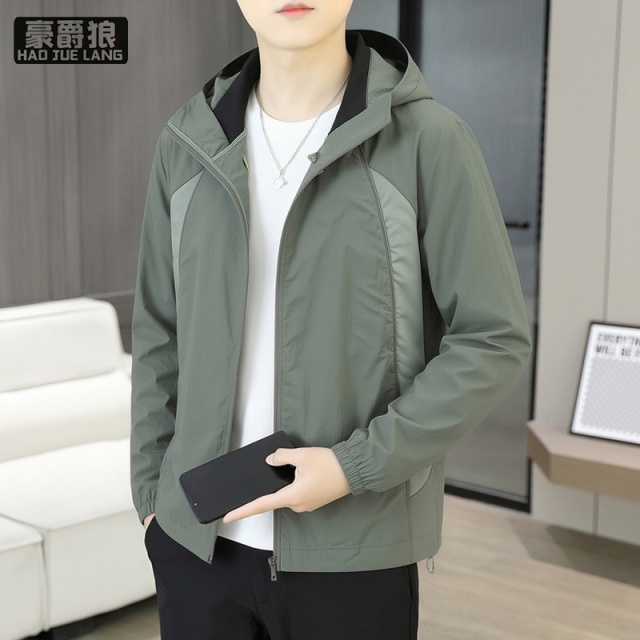 13502834.男生UPF50+连帽防晒衣夏季薄款冰感透气户外防晒服青少年宽松