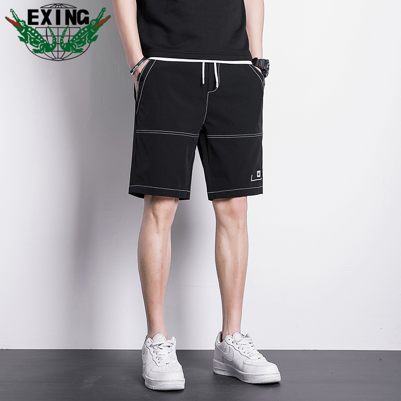 13505841.EXING男士时尚夏季休闲速干短裤
