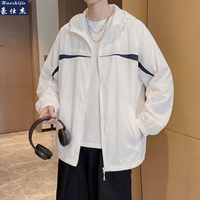 13505950.《百搭潮流》夏季新款户外青少年防晒衣男潮流舒适透气外套