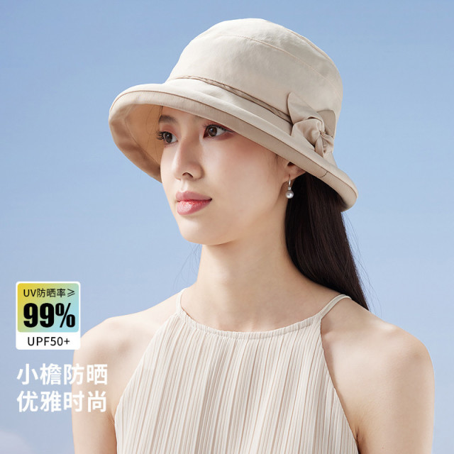 13531446.【防紫外线】大檐遮阳帽女士夏季户外防晒太阳帽旅游好物